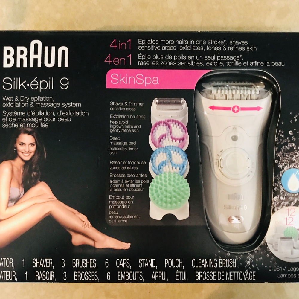 Braun Silk•épil 9    Wet and Dry